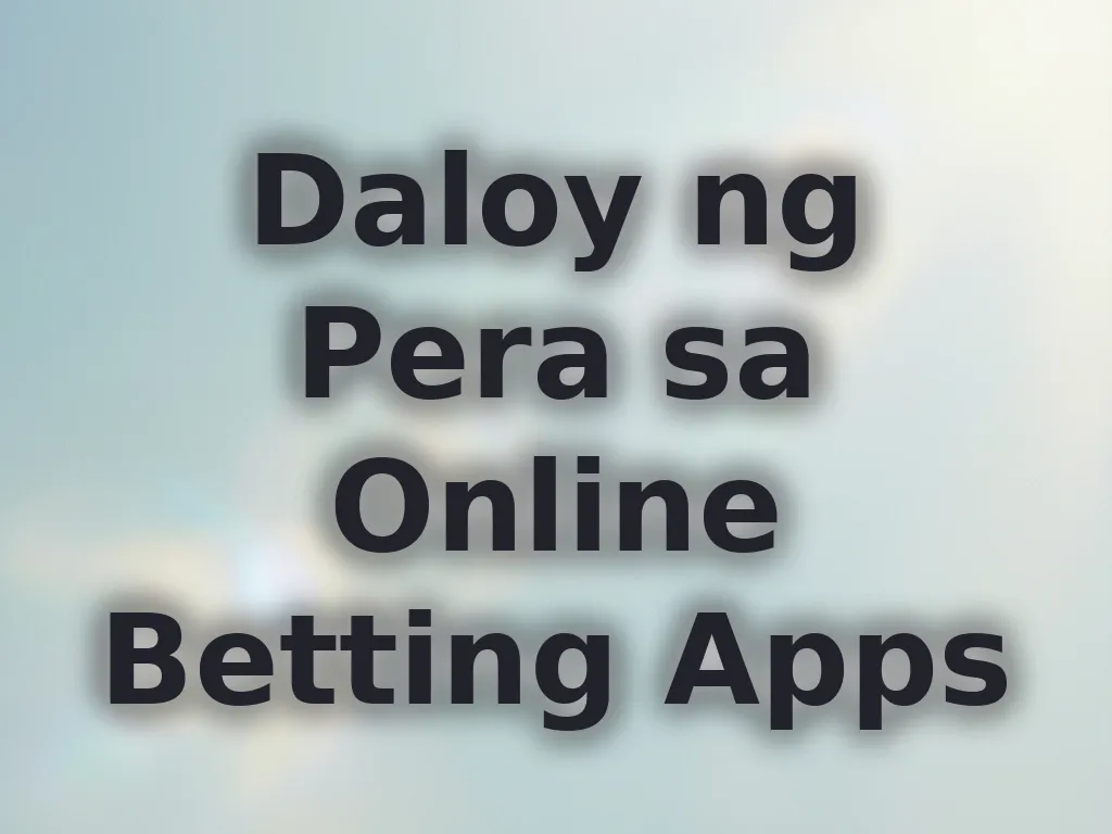Daloy ng Pera sa Online Betting Apps